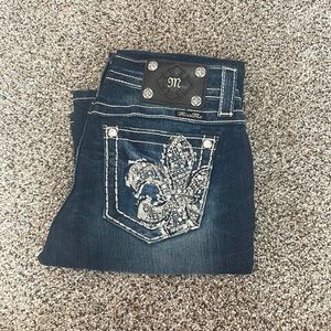 Blue bootcut miss me jeans size 27